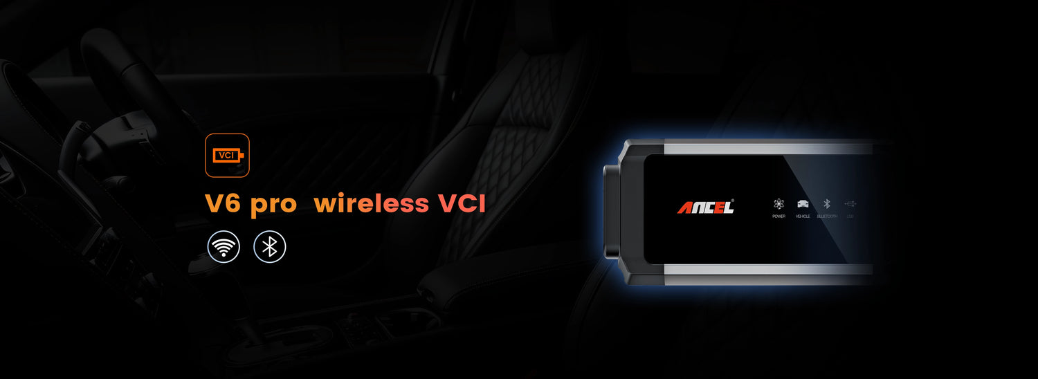 Ancel V6 pro car diagnostic scanner bluetooth wireless VCI.