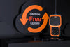 Ancel AD410 car code reader offers software lifetime free upgrades.