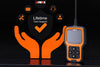 The AD410 car code reader offers lifetime tech support and free upgrades.