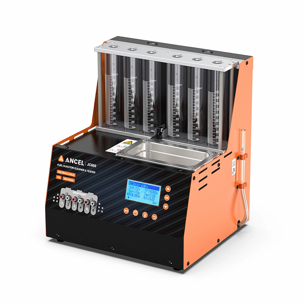 ANCEL JC600 GDI Piezo 6-Cylinder Car Fuel Injector Tester Cleaner Mach