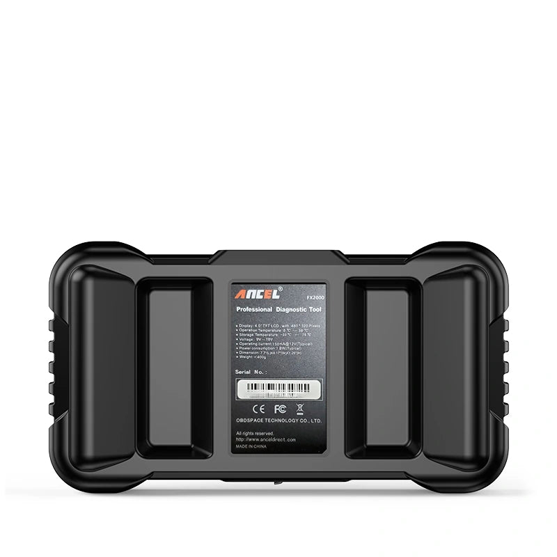 ANCEL FX2000: Engine ABS Transmission SRS System Diagnoses