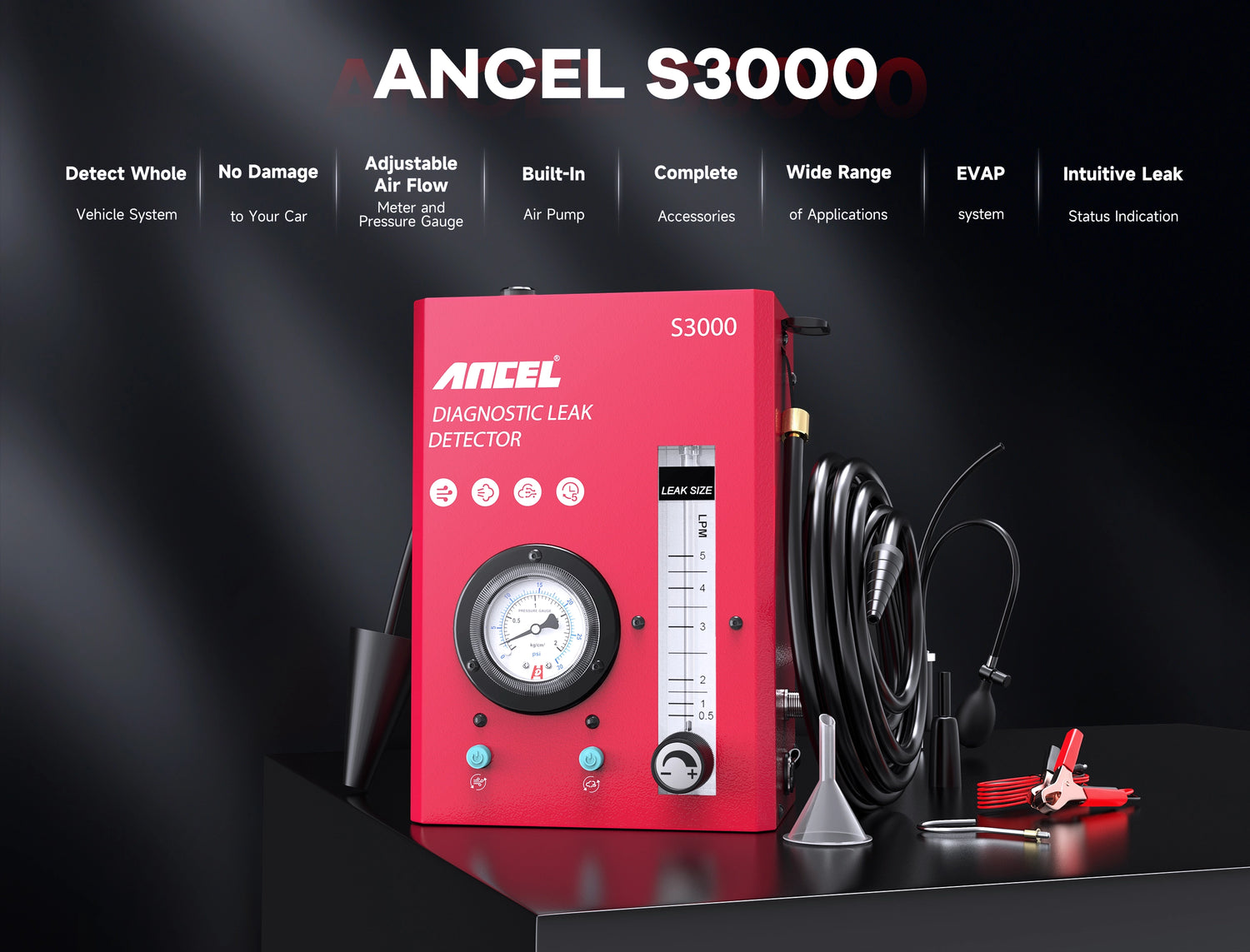 Ancel S3000 automotive smoke machine
