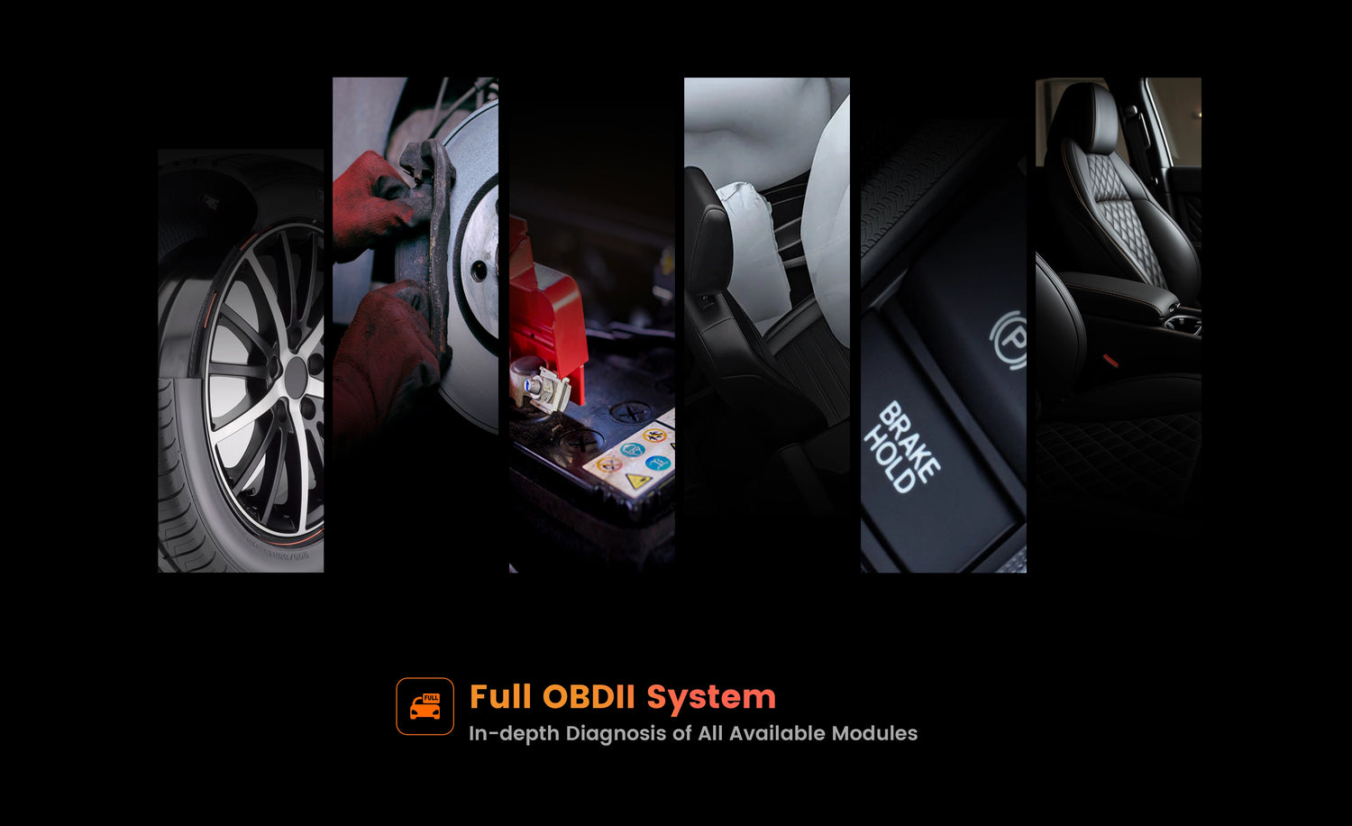 Ancel v6 pro car scanner for deep and full OBD2 system diagnostic.