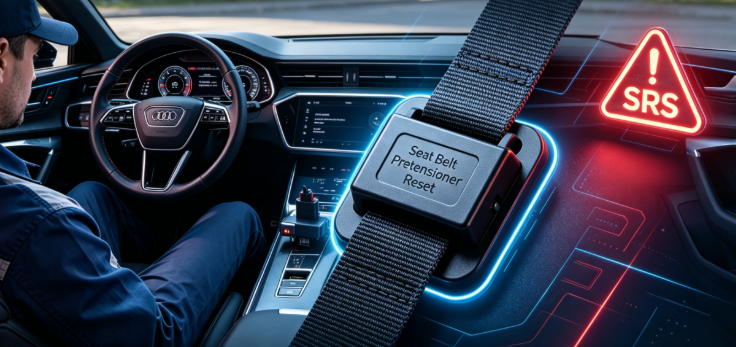 Seat Belt Pretensioner Repair: Reset, Deployment & SRS Warning Light Fix