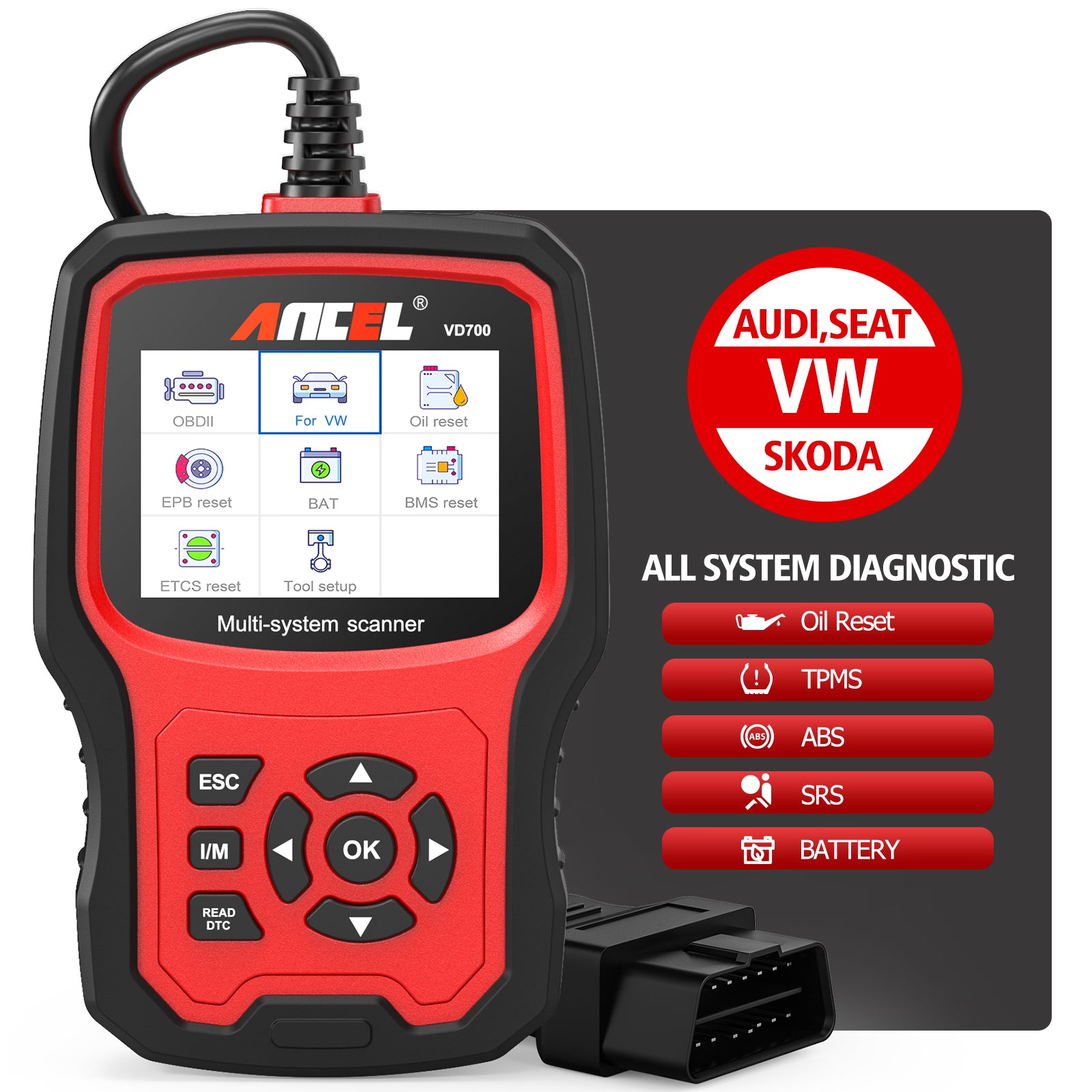 Where To Plug in Engine Code Reader | ANCEL
