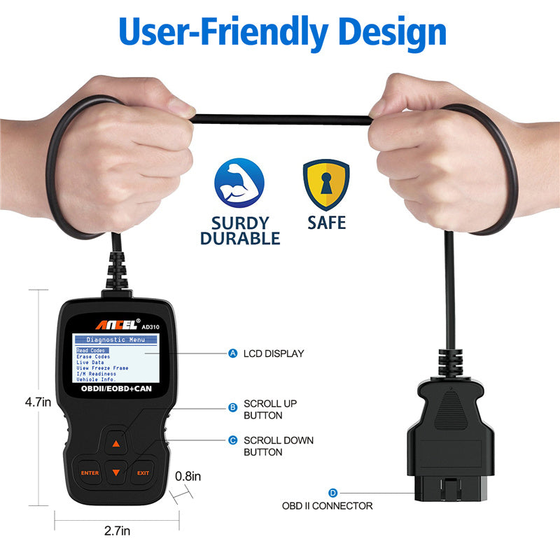 How to Use the Ancel AD310 Engine Code Reader | ANCEL