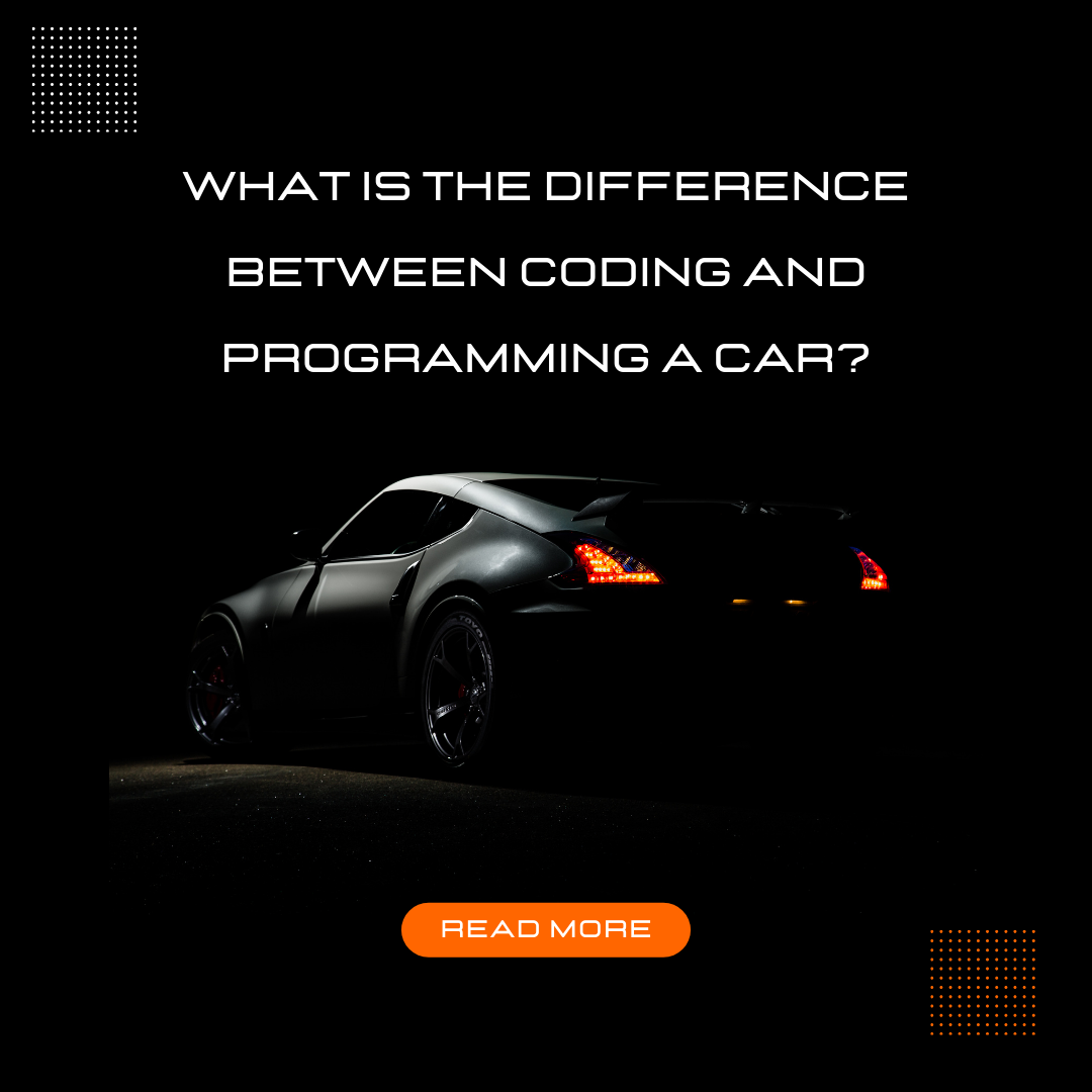 What is the difference between coding and programming a car? | ANCEL