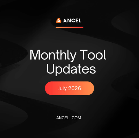 ANCEL July 2026 Scanner Update: New Versions & Features