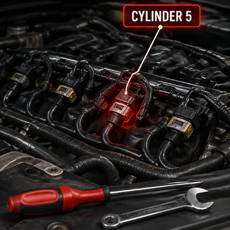 P0205 Code (Cylinder 5 Injector Circuit Open): Causes & How to Fix It