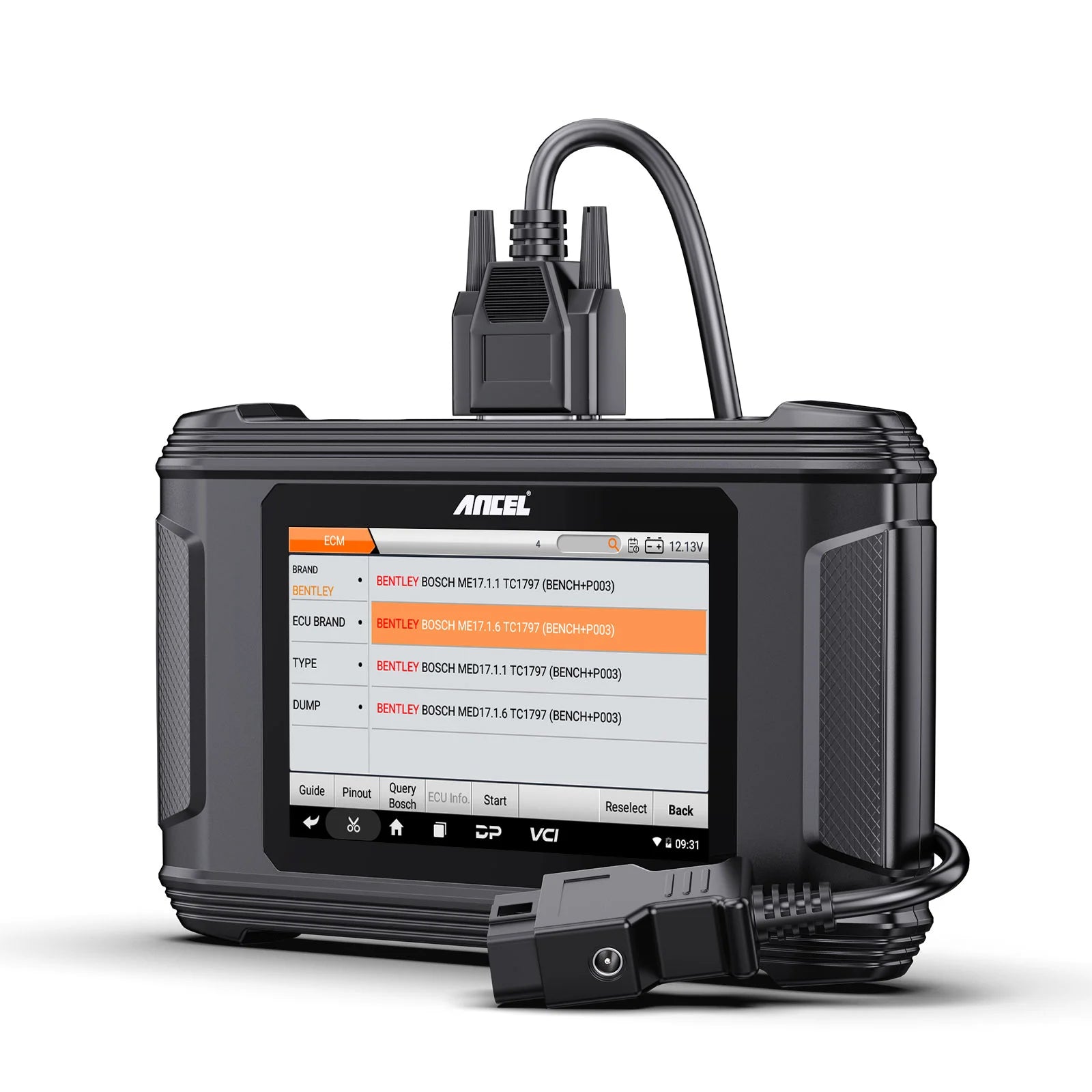 Ecm Module Flash Bench ANCEL EC500 ECM vehicle ECM ECU flashing, reading ECU information, cal