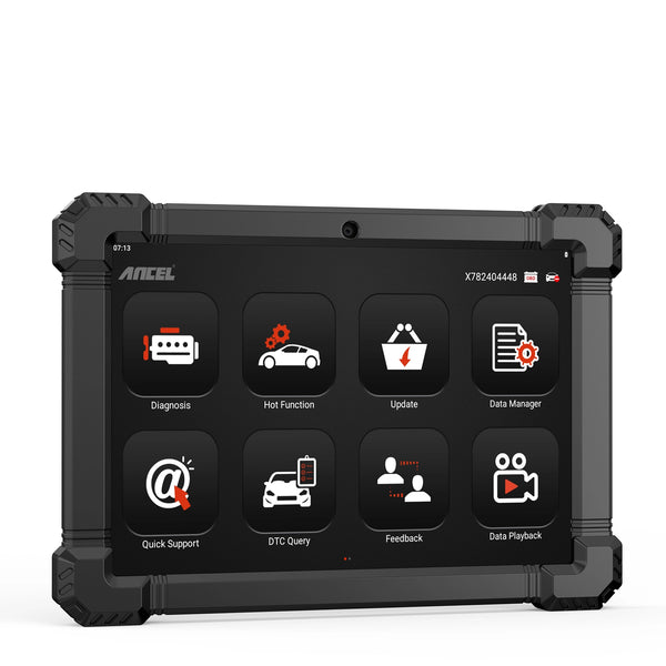 ANCEL X7 Tablet, Without VCI, Cable, Changer, and Without any  Other Accessories,Without Softwares, Left the X7 Serial Number When You Order Them