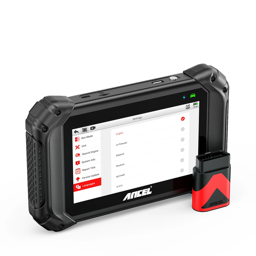 Ancel V5 bt automotive scanner tools has different language options