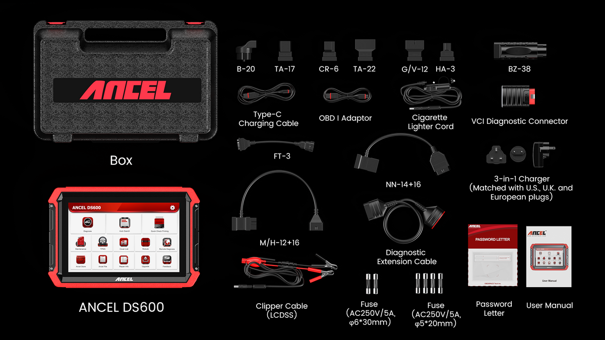 ANCEL DS600: Advanced Diagnostics Tool for Expert Vehicle Analysis