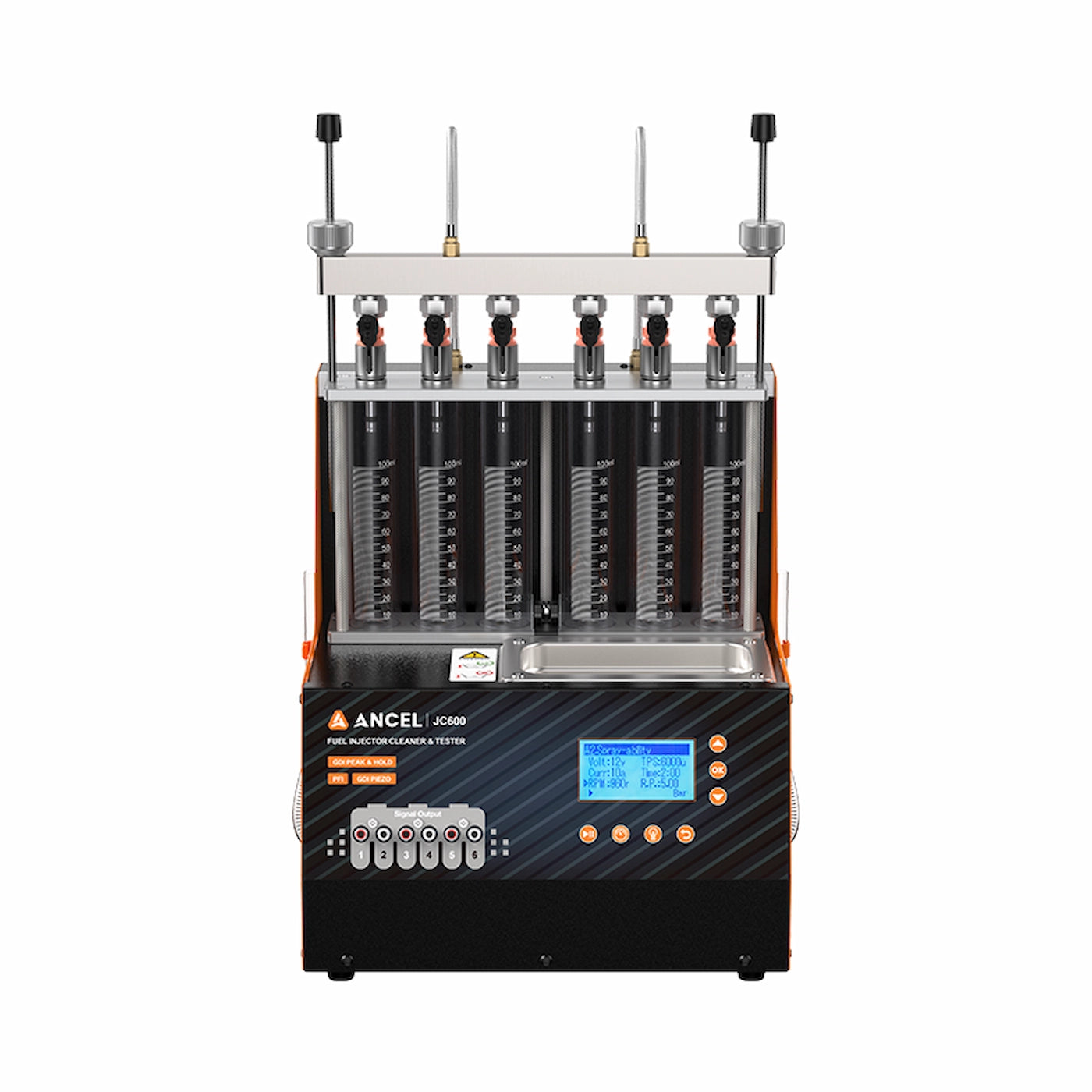 ANCEL JC600 GDI Piezo 6-Cylinder Car Fuel Injector Tester Cleaner Machine