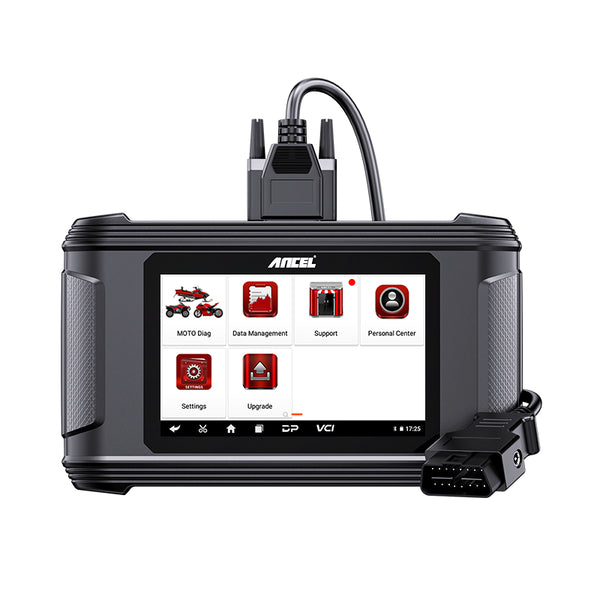 ANCEL MT500 Motorcycle Diagnostic Tool Full-System Coverage, ABS Bleeding, ECU Reset, OIL Reset, TPS Reset