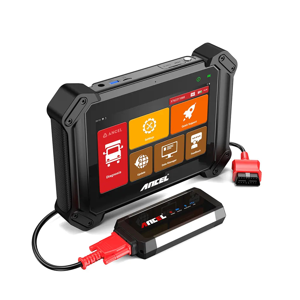 ANCEL V6 HD  heavy equipment scanner side view