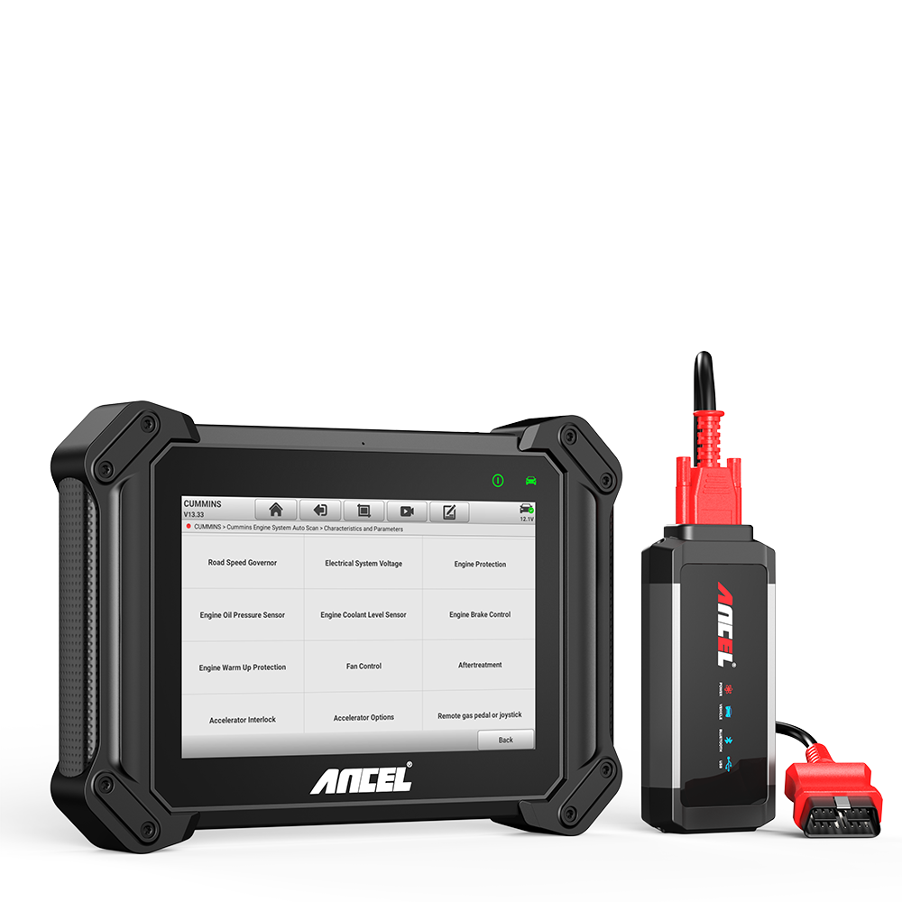 V6HD ANCEL truck scanner menu