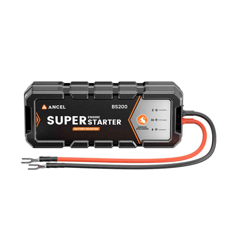 ANCEL BS200 supercapacitor super starter installed for long-term battery protection