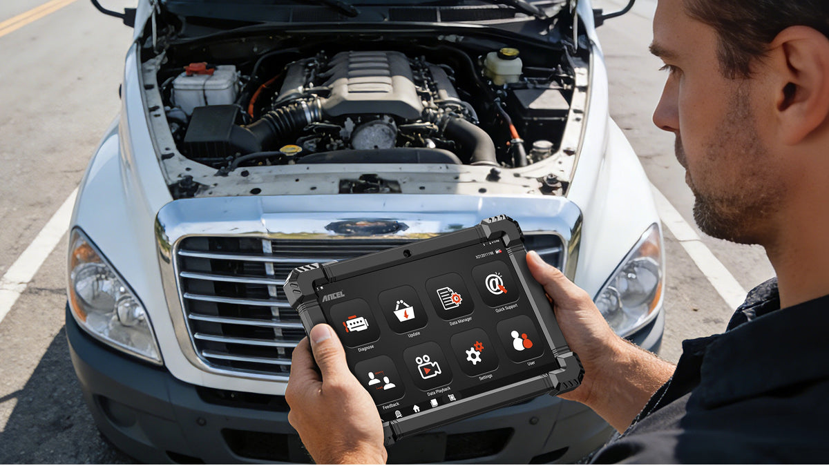 ANCEL X7HD Heavy Duty Truck Diagnostic Tool Full System DPF ABS ECU Reset Scanner