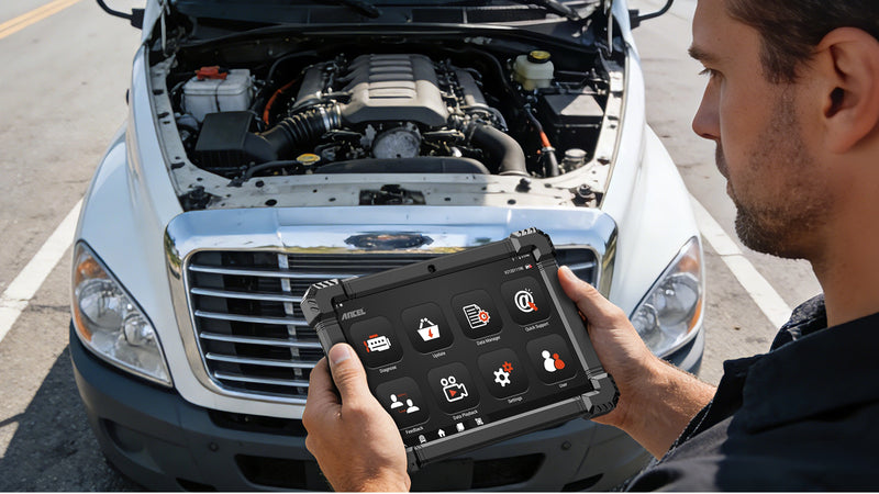 ANCEL X7HD Heavy Duty Truck Diagnostic Tool Full System DPF ABS ECU Reset Scanner