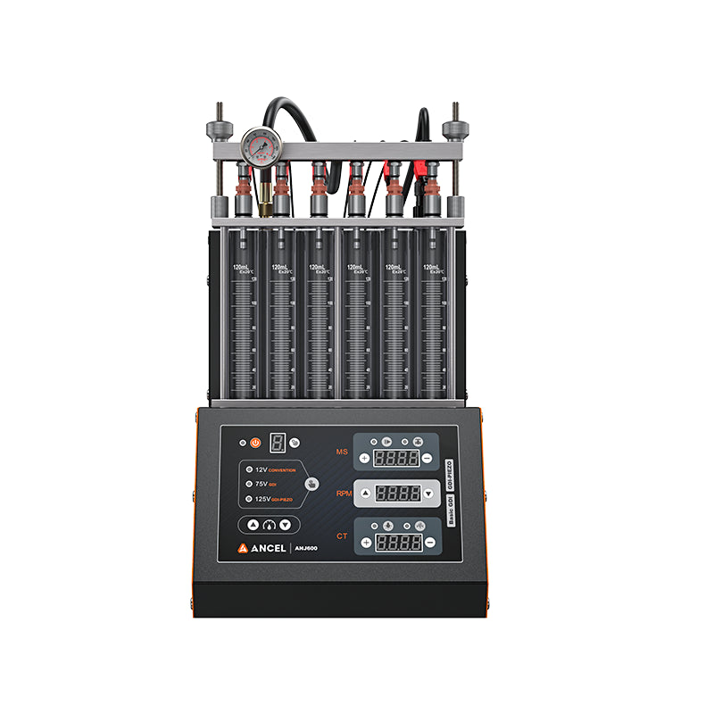 ANCEL ANJ600 Injector Cleaning Tester (6-Cylinder GDI+Piezo) Ultrasonic Cleaning