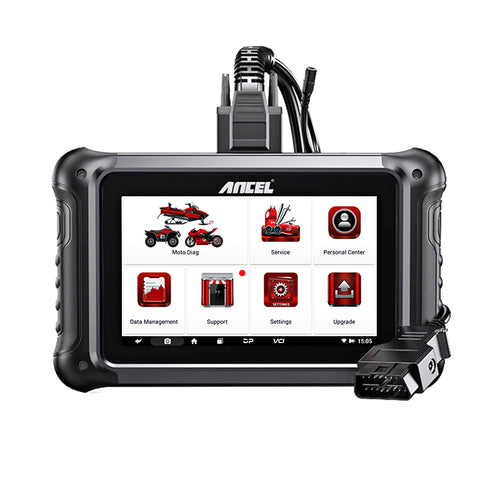 ANCEL MT700 Motorcycle Full System Diagnostic Tool OBD2 Scanner ABS TPMS EBS ECU