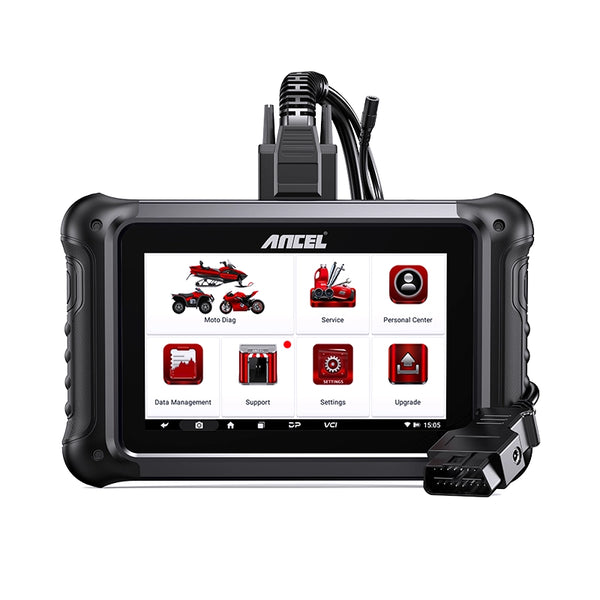 ANCEL MT700 Motorcycle Full System Diagnostic Tool OBD2 Scanner ABS TPMS EBS ECU