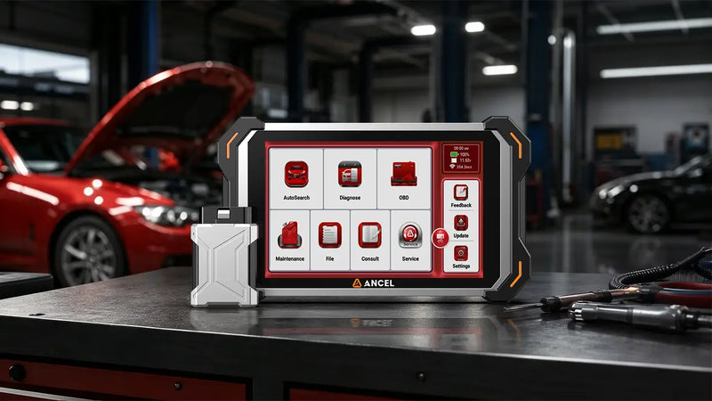 ANCEL DS600 BT Full System Diagnosis 34 Maintenance/Reset Functions 3000+ Bidirectional Test 106+Car Brands