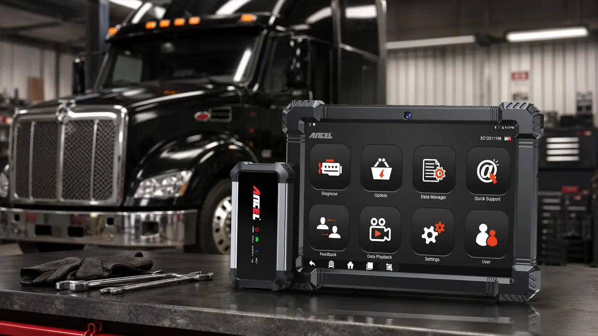 ANCEL X7HD Heavy Duty Truck Diagnostic Tool Full System DPF ABS ECU Reset Scanner
