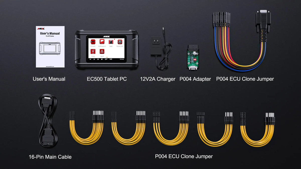 Ecm Module Flash Bench ANCEL EC500 ECM vehicle ECM ECU flashing, reading ECU information, cal