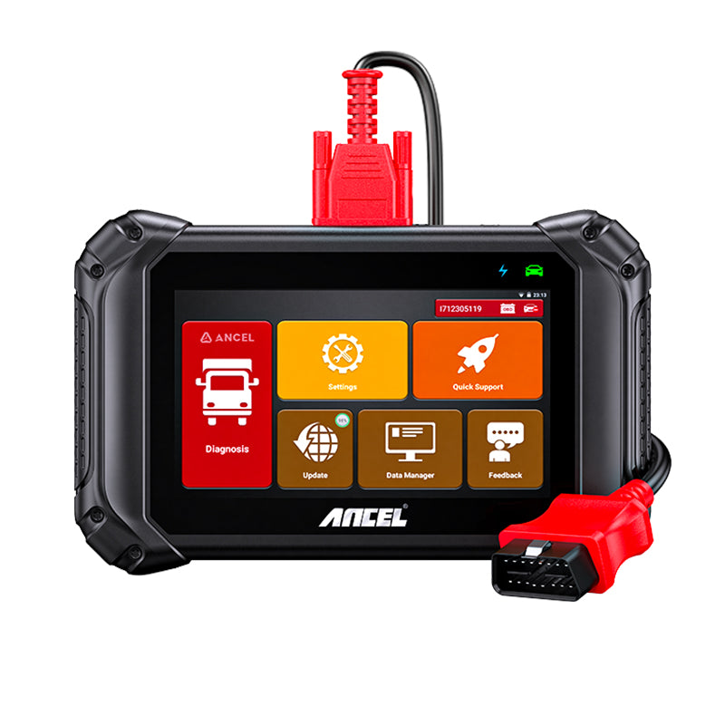 ANCEL V5 HD heavy duty truck scanner with OBD extension cable