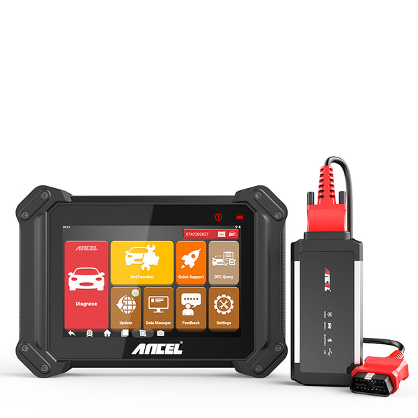 ANCEL V6 PRO/PRO + herramienta de escaneo bidireccional Bluetooth herramienta de diagnóstico de coche de sistema completo con 25 + reinicio de servicio programador de purga/clave ABS