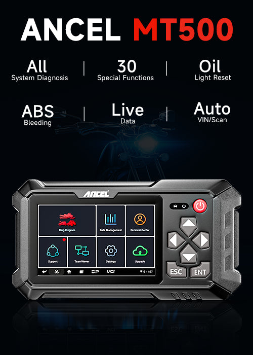ANCEL MT500 Universal Motorcycle Diagnostic Scanner for All System Diagnosis