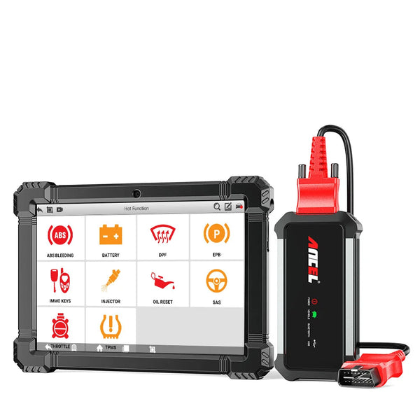Ancel X7 car codecar diagnostic reader menu, ABS bleeding, key programming and more.