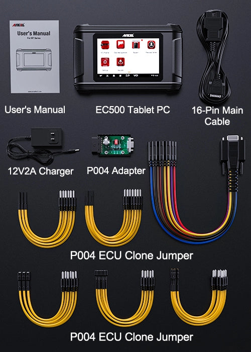Ecm Module Flash Bench ANCEL EC500 ECM vehicle ECM ECU flashing, reading ECU information, cal